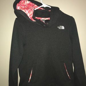 Black North Face thick hoodie size small ECU!!!